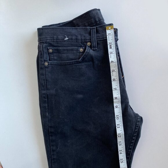 Levi's Premium Jeans 511 Men's Size W34 L30 Slim Fit Denim Black - Picture 5 of 10